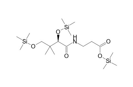 N-[2',4'-bis(Trimethylsilyloxy)-3',3'-dimethylbutyryl)-.O-(trimethylsilyl)-.beta.-alanine