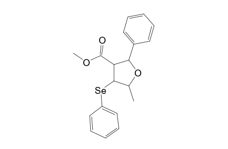 Methyl (2RS,3SR,4RS,5SR)-5-methyl-2-phenyl-4-(phenylseleno)tetrahydro-3-furancarboxylate