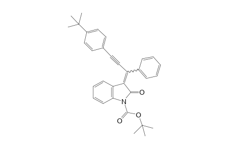 tert-Butyl 3-(3-(4-t-butylphenyl)-1-phenylprop-2-ynylidene)-2-oxoindoline-1-carboxylate