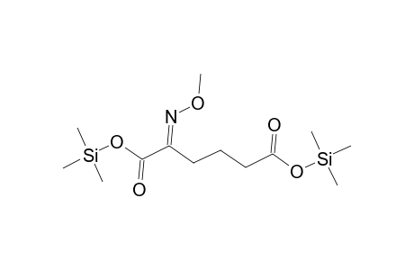 Hexanedioic acid, 2-(methoxyimino)-, bis(trimethylsilyl) ester