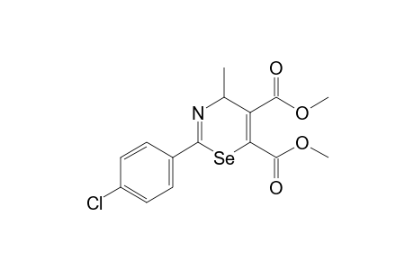 Dimethyl 4-Methyl-2-(p-chlorophenyl)-4H-1,3-selenazine-5,6-dicarboxylate