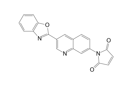 3-Benzoxazol-2-ylquinoline-7-maleimide