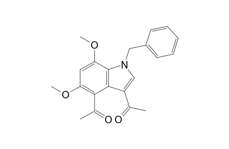 3,4-Diacetyl-1-benzyl-5,7-dimethoxyindole
