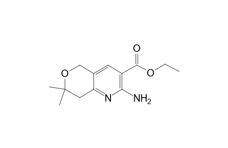 Ethyl 2-amino-7,7-dimethyl-7,8-dihydro-5H-pyrano[4,3-b]pyridine-3-carboxylate