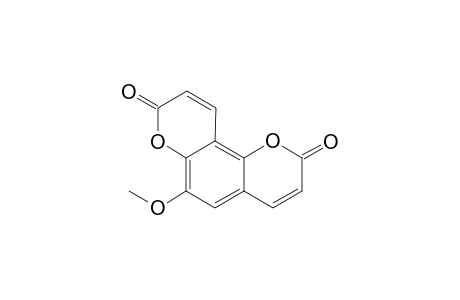 6-Methoxy-2H,8H-benzo[1,2-b;3,4-b]dipyran-2,8-dione