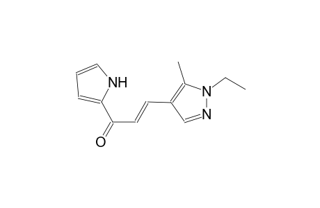 3-(1-Ethyl-5-methyl-1H-pyrazol-4-yl)-1-(1H-pyrrol-2-yl)-propenone