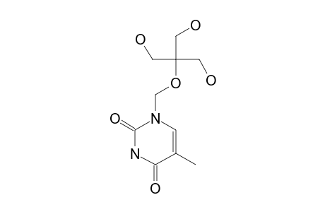 1-((1,3-DIHYDROXY-2-(HYDROXYMETHYL)-2-PROPOXY)-METHYL)-THYMINE
