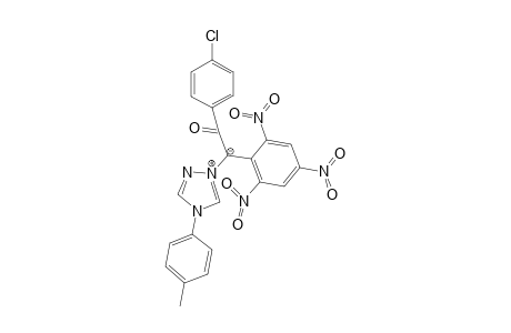 4-Chlorobenzoyl 4-(4-tolyl)-1,2,4-triazol-1-ium 2,4,6-trinitrophenylmethylide