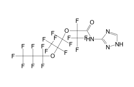 2,3,3,3-Tetrafluoro-2-[1,1,2,3,3,3-hexafluoro-2-(1,1,2,2,3,3,3-heptafluoropropoxy)propoxy]-N-(1H-1,2,4-triazol-3-yl)propanamide