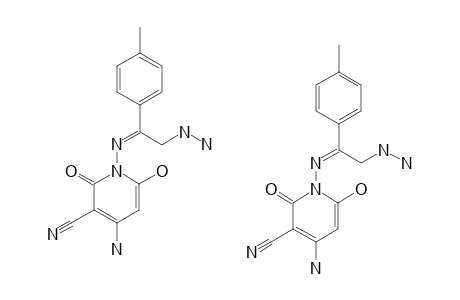 4-AMINO-3-CYANO-6-HYDROXY-2-OXO-1-IMINO-(4-METHYL-OMEGA-HYDRAZINOACETO-PHENONYLIDIENO)-PYRIDINE