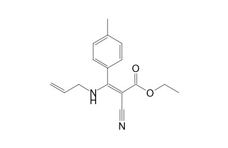 Ethyl 3-(allylamino)-2-cyano-3-(p-methylphenyl)propenoate