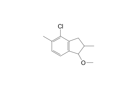 4-Chloro-2,5-dimethyl-1-(methyloxy)-2,3-dihydro-1H-indene