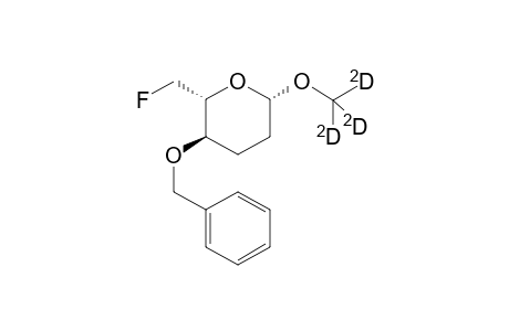 L-.beta.-([D3]Methyl) 5-O-Benzyl-6-fluoroamicetoside
