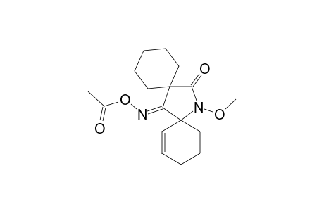 7-ACETOXYIMINO-14-METHOXY-14-AZADISPIRO-[5.1.5.2]-PENTADEC-9-ENE-15-ONE