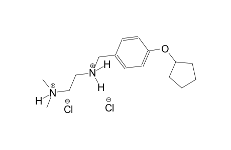 N~1~-[4-(cyclopentyloxy)benzyl]-N~2~,N~2~-dimethyl-1,2-ethanediaminium dichloride