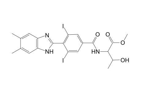 4-(5,6-dimethyl-1H-benzo[d]imidazol-2-yl)-3,5-diiodobenzoyl Thr.Dev