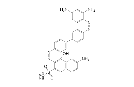 2-Naphthalenesulfonic acid, 6-amino-3-[[4'-[(2,4-diaminophenyl)azo][1,1'-biphenyl]-4-yl]azo]-4-hydroxy-, monosodium salt