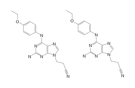 2-AMINO-9-BETA-CYANOETHYL-6-(PARA-ETHOXYPHENYLAMINO)-PURINE