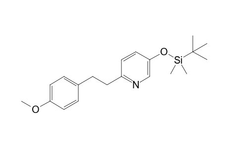 5-(tert-Butyl-dimethyl-silanyloxy)-2-[2-(4-methoxy-phenyl)-ethyl]-pyridine