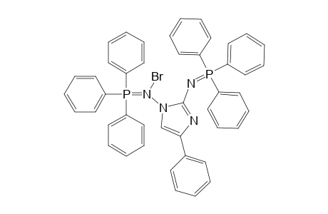 4-PHENYL-1,2-BIS-(TRIPHENYLPHOSPHORANYLIDENEAMINO)-1H-IMIDAZOLE_HYDROBROMIDE