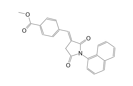 benzoic acid, 4-[(E)-[1-(1-naphthalenyl)-2,5-dioxo-3-pyrrolidinylidene]methyl]-, methyl ester