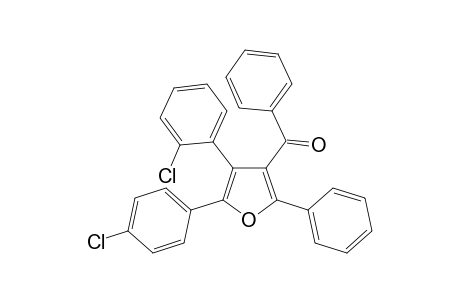 (4-(2-chlorophenyl)-5-(4-chlorophenyl)-2-phenylfuran-3-yl)(phenyl)methanone