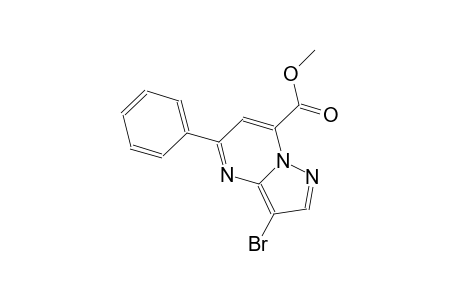 pyrazolo[1,5-a]pyrimidine-7-carboxylic acid, 3-bromo-5-phenyl-, methyl ester