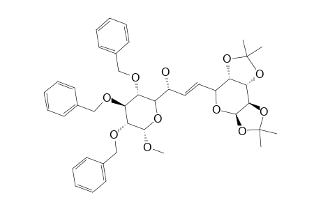 6-DEOXY-1,2:3,4-DI-O-ISOPROPYLIDENE-6-C-[METHYL-2,3,4-TRI-O-BENZYL-7-DEOXY-D-GLYCERO-ALPHA-D-GLUCO-HEPTOPYRANOSID-7-(E)-YLIDENE]-ALPHA-D-