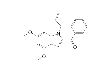 1-Allyl-2-benzoyl-4,6-dimethoxyindole