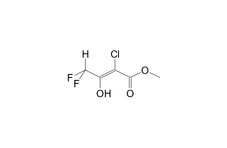 2-CHLORO-4,4-DIFLUORO-3-OXOBUTANOIC ACID, METHYL ESTER (ENOL)