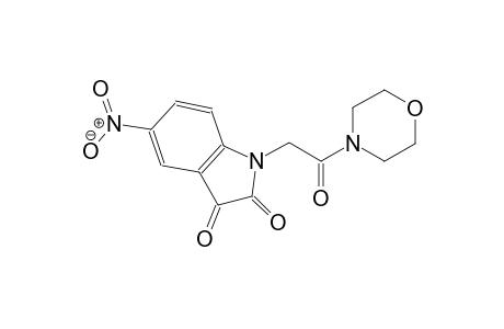 1H-indole-2,3-dione, 1-[2-(4-morpholinyl)-2-oxoethyl]-5-nitro-