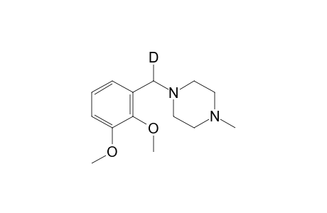 1-Deuterio-2,3-dimethoxybenzyl-N-methylpiperazine