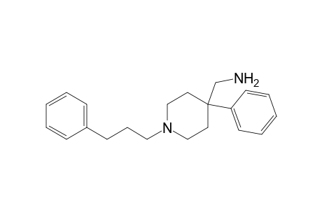 4-Phenyl-1-(3-phenylpropyl)piperidin-4-yl-methanamine
