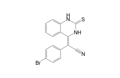 (E)-4-[1-Cyano-1-(4-bromophenyl)methylidene-3,4-dihydroquinazoline-2(1H)-thione