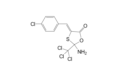 (Z)-2-Amino-4[(4-chlorophenylmethylene)-2-trichloromethyl]-1,3-oxathiolan-5-one