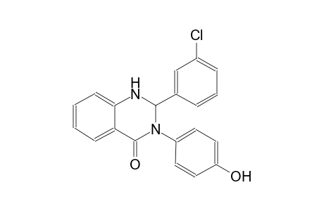 4(1H)-quinazolinone, 2-(3-chlorophenyl)-2,3-dihydro-3-(4-hydroxyphenyl)-