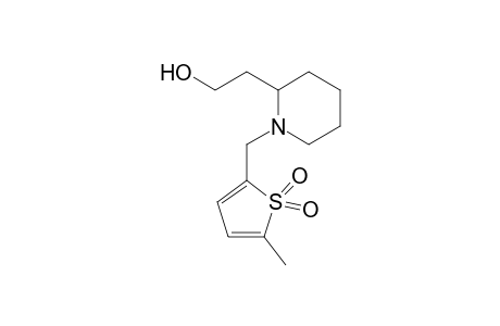 2-[1-[(1,1-diketo-5-methyl-2-thienyl)methyl]-2-piperidyl]ethanol