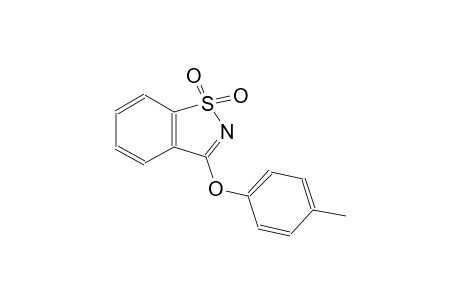 3-(4-methylphenoxy)-1,2-benzisothiazole 1,1-dioxide