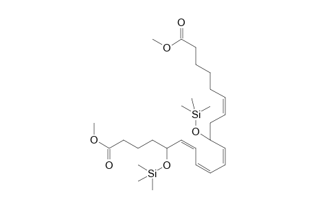 5,12-(trimethylsiloxy)-eicosa-6(Z),8(Z),10(Z),14(Z)-tetraenodic acid methyl diester