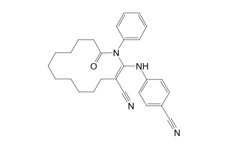 2-(4-cyanoanilino)-14-keto-1-phenyl-1-azacyclotetradec-2-ene-3-carbonitrile