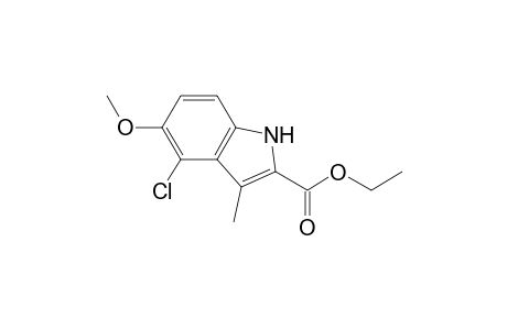 4-chloro-5-methoxy-3-methyl-1H-indole-2-carboxylic acid ethyl ester