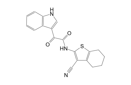 N-(3-cyano-4,5,6,7-tetrahydro-1-benzothien-2-yl)-2-(1H-indol-3-yl)-2-oxoacetamide
