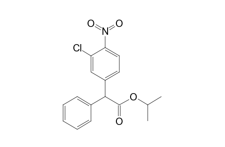 iso-Propyl .alpa.-(3-chloro-4-nitrophenyl)phenylacetate