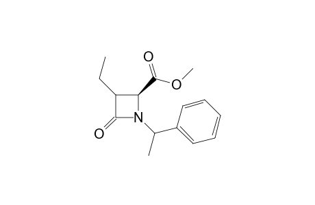 3-Ethyl-4-oxo-1-(1-phenylethyl)azetidine-2-carboxylic acid methyl ester