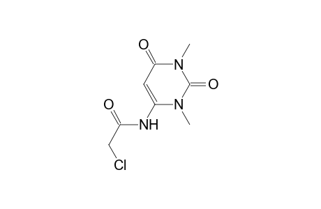 2-Chloranyl-N-[1,3-dimethyl-2,6-bis(oxidanylidene)pyrimidin-4-yl]ethanamide