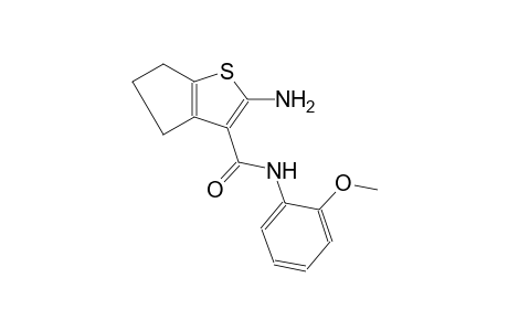 2-amino-N-(2-methoxyphenyl)-5,6-dihydro-4H-cyclopenta[b]thiophene-3-carboxamide