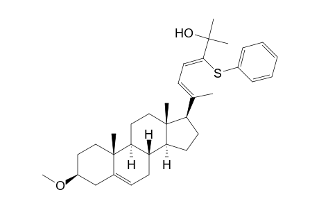 (3.beta.,20E,23Z)-3-Methoxy-24-(phenylthio)cholesta-5,20(22),23-trien-25-ol