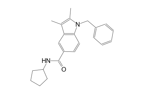 1-benzyl-N-cyclopentyl-2,3-dimethyl-1H-indole-5-carboxamide