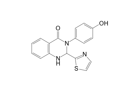 3-(4-Hydroxy-phenyl)-2-thiazol-2-yl-2,3-dihydro-1H-quinazolin-4-one