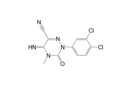 1,2,4-Triazine-6-carbonitrile, 2-(3,4-dichlorophenyl)-2,3,4,5-tetrahydro-5-imino-4-methyl-3-oxo-